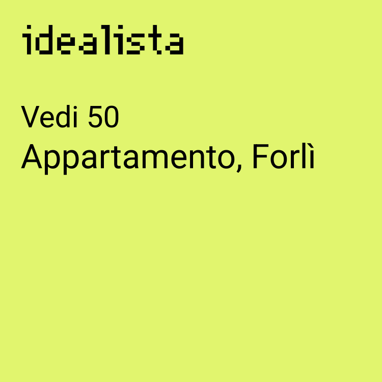 appartamento in vendita a Forlì in zona Romiti