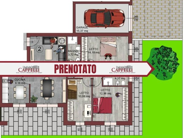 appartamento in vendita a Forlì in zona Coriano