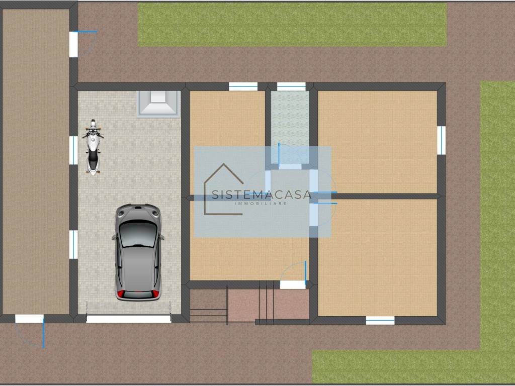 casa indipendente in vendita a Forlì in zona Carpena