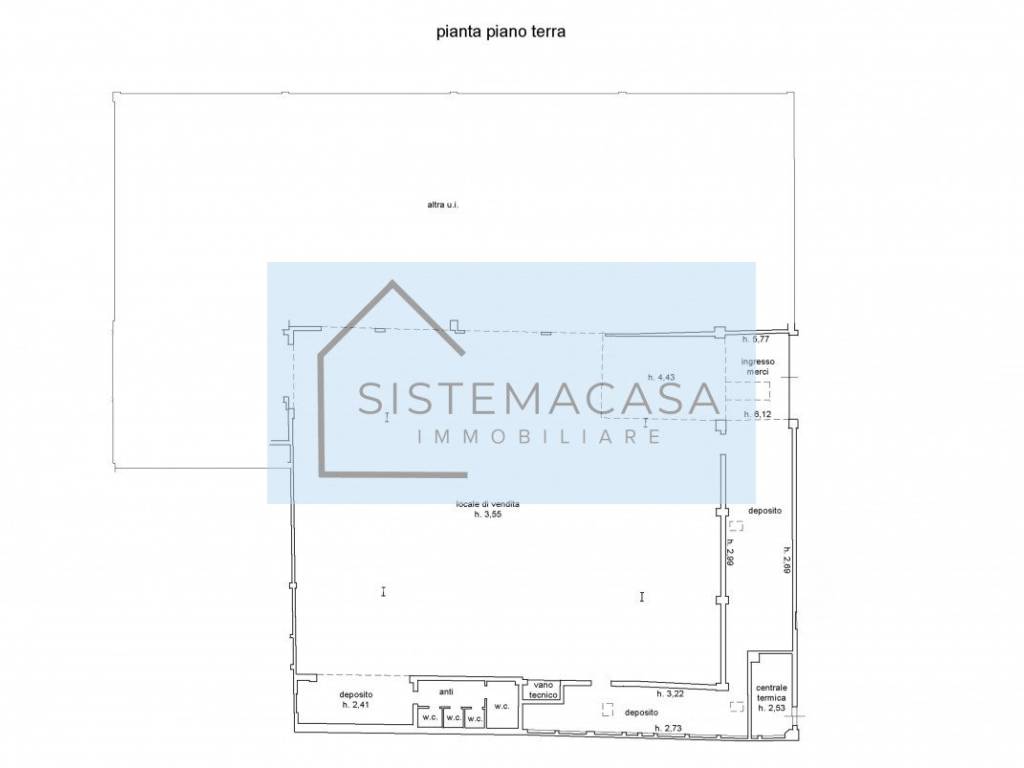 locale commerciale in vendita a Forlì in zona Cava