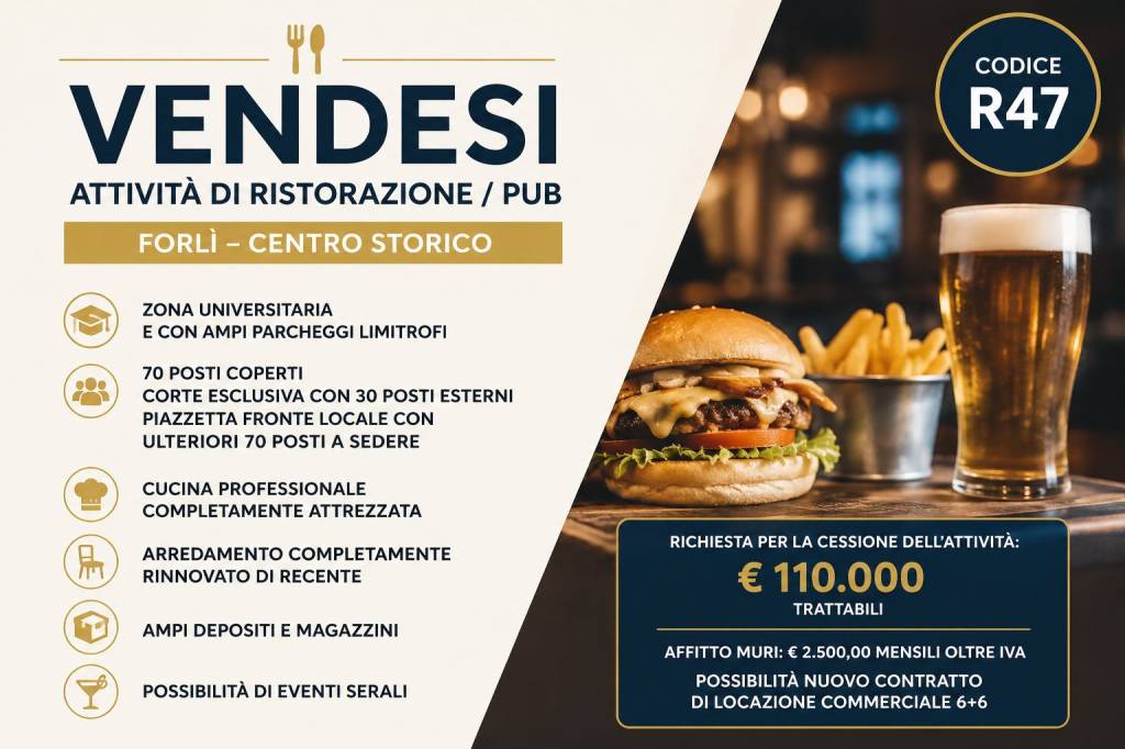 negozio in vendita a Forlì in zona Centro Storico