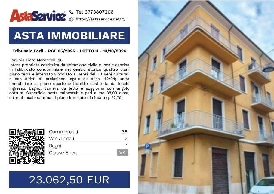 appartamento in vendita a Forlì in zona Centro Storico