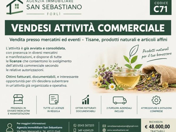 negozio in vendita a Forlì in zona Musicisti / Grandi Italiani