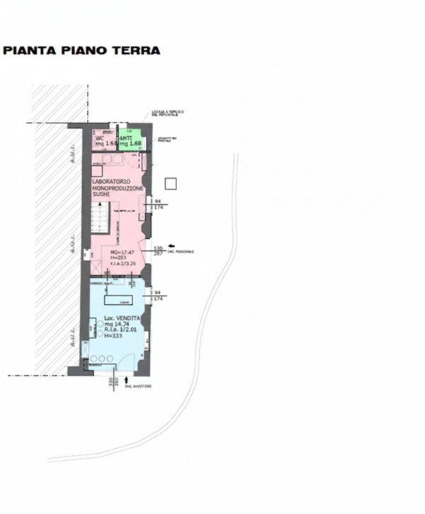 negozio in vendita a Forlimpopoli