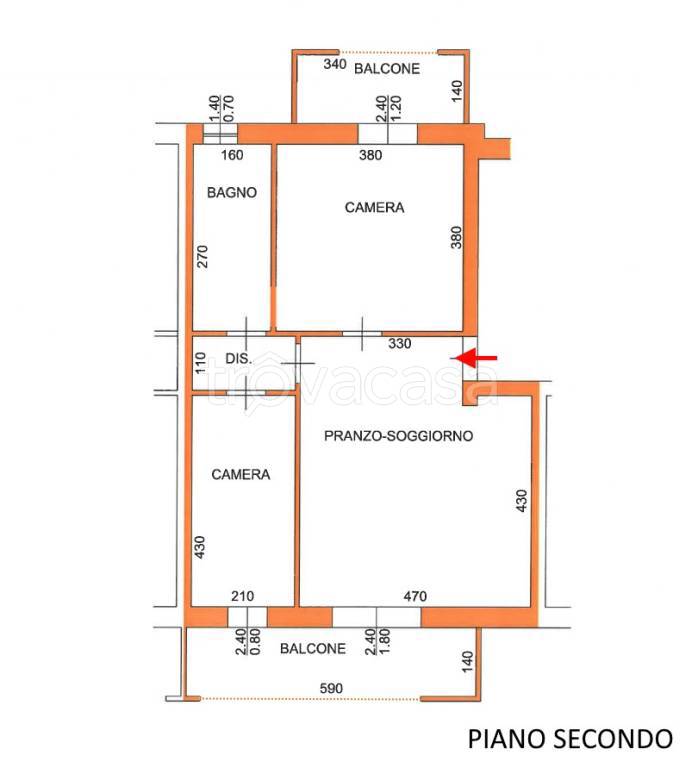 appartamento in vendita a Gatteo in zona Fiumicino