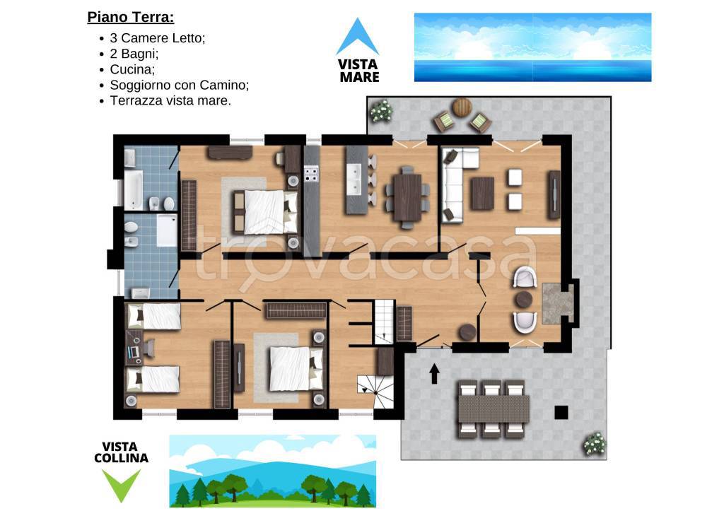 casa indipendente in vendita a Longiano