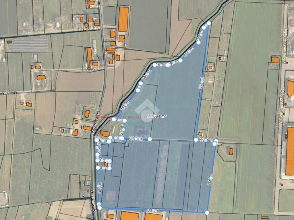 terreno agricolo in vendita a Longiano in zona Ponte Ospedaletto