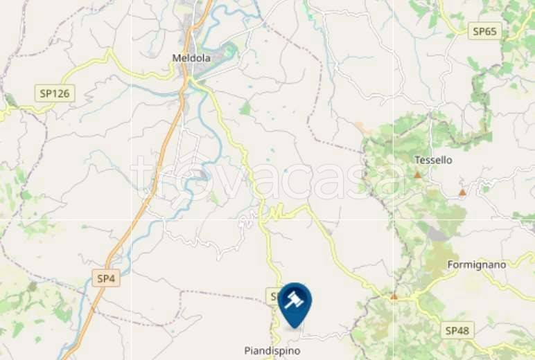 terreno in vendita a Meldola in zona Piandispino/Valdinoce