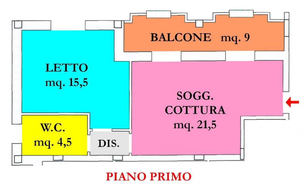 appartamento in vendita a Montiano in zona Badia