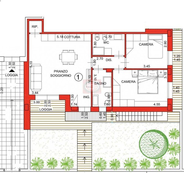 appartamento in vendita a San Mauro Pascoli