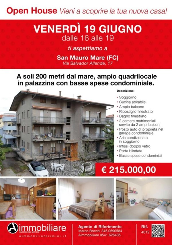 appartamento in vendita a San Mauro Pascoli in zona San Mauro a Mare