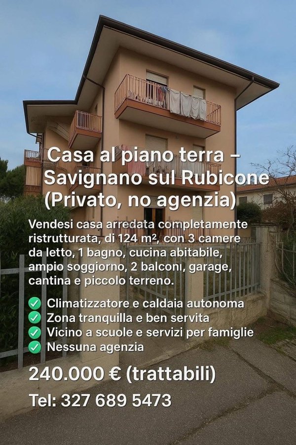 appartamento in vendita a Savignano sul Rubicone