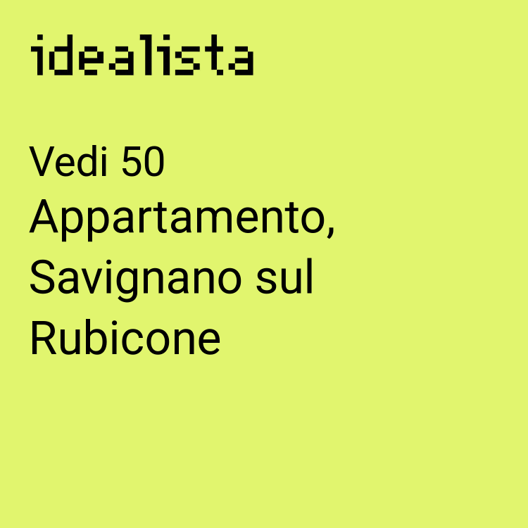 appartamento in vendita a Savignano sul Rubicone