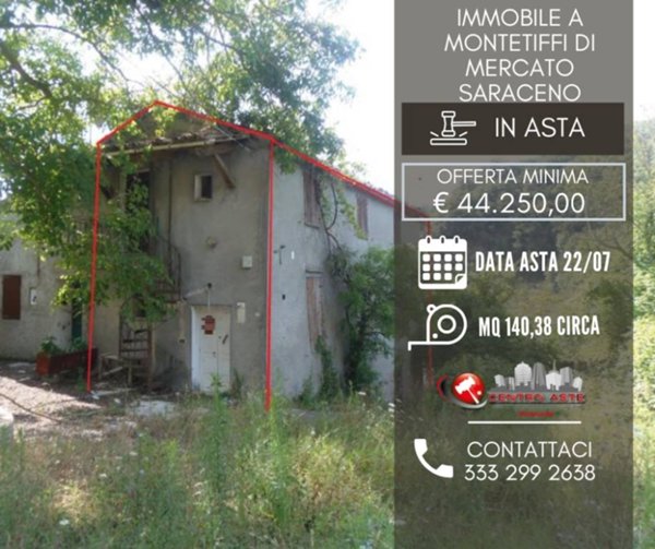 casa indipendente in vendita a Sogliano al Rubicone in zona Montetiffi
