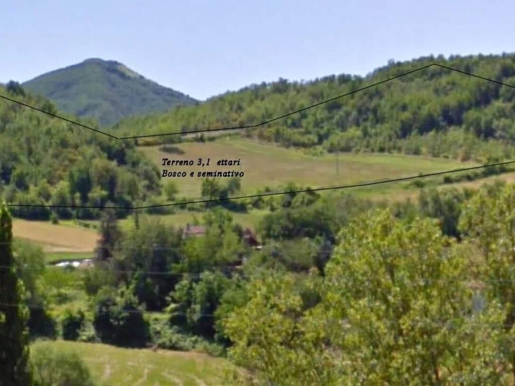 terreno agricolo in vendita ad Acqualagna in zona Petriccio