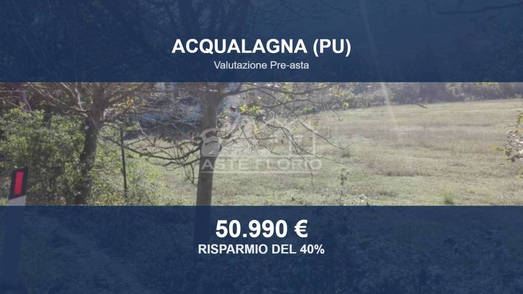 terreno agricolo in vendita ad Acqualagna in zona Petriccio
