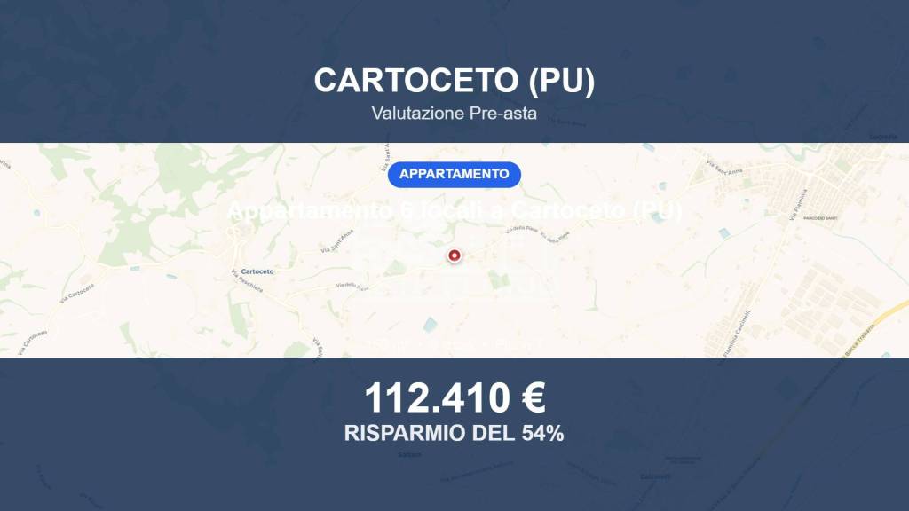 appartamento in vendita a Cartoceto in zona Lucrezia
