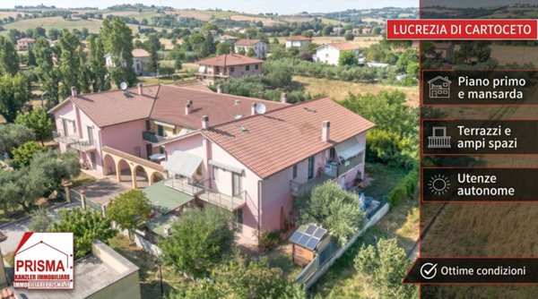 appartamento in vendita a Cartoceto in zona Lucrezia
