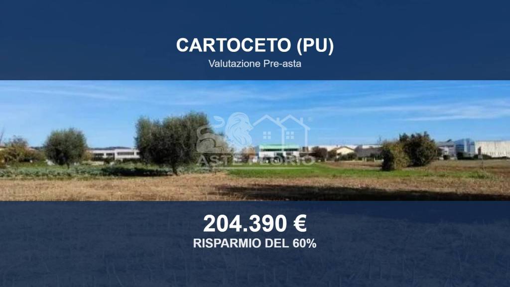 terreno in vendita a Cartoceto in zona Lucrezia