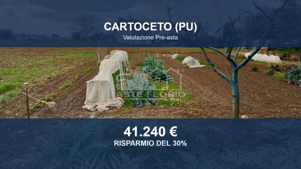 terreno in vendita a Cartoceto in zona Lucrezia