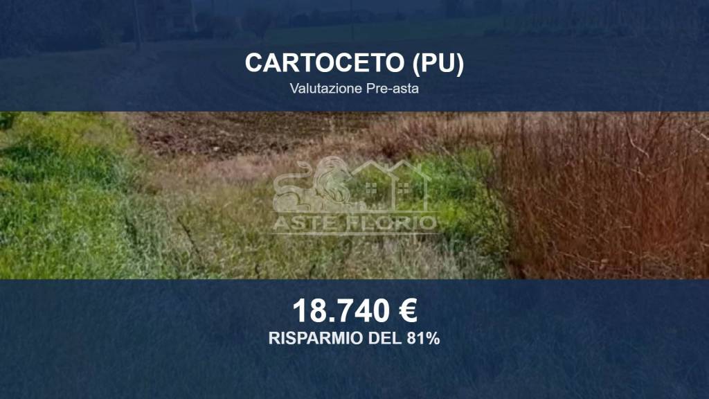 terreno in vendita a Cartoceto in zona Lucrezia