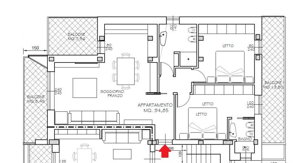 appartamento in vendita a Fano