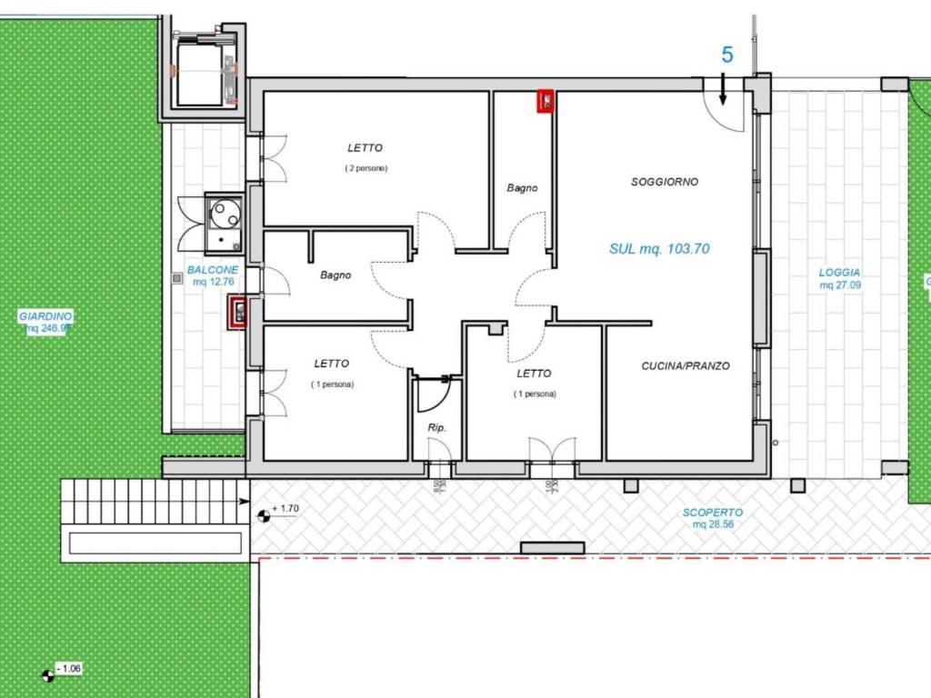 appartamento in vendita a Fano