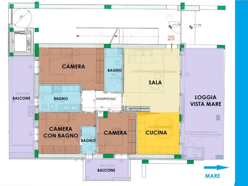 appartamento in vendita a Fano
