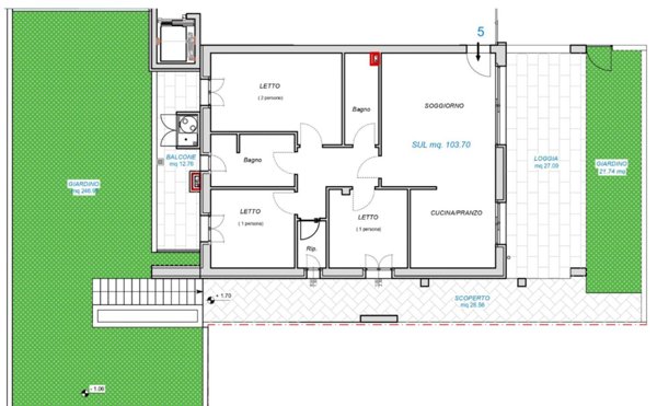 appartamento in vendita a Fano