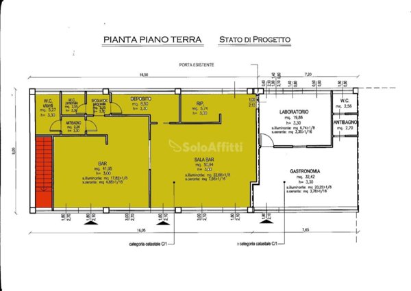 locale commerciale in vendita a Fano