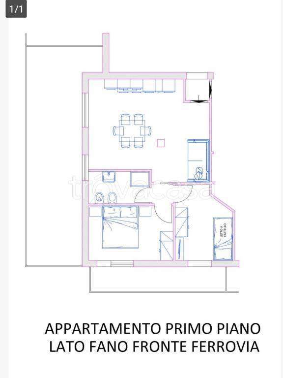 appartamento in vendita a Fano in zona Torrette
