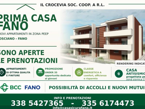 appartamento in vendita a Fano in zona Centinarola