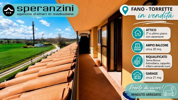 appartamento in vendita a Fano in zona Torrette