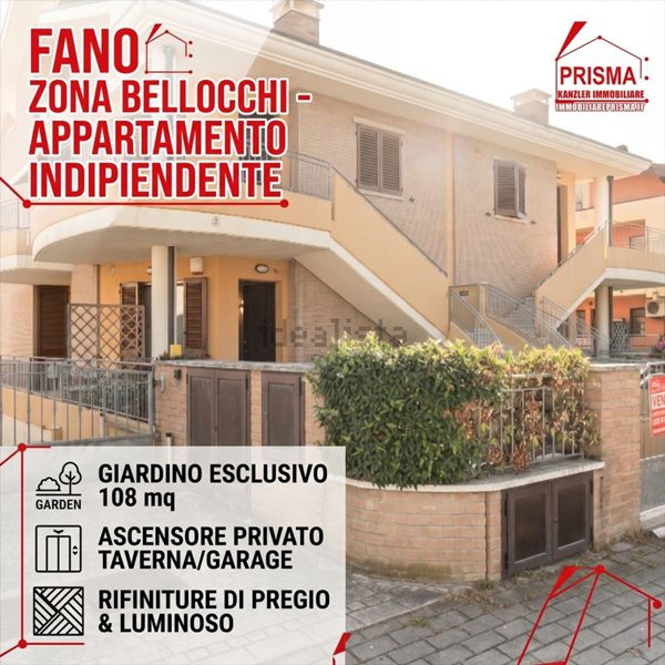 appartamento in vendita a Fano in zona Bellocchi
