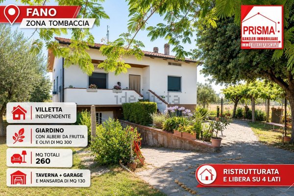 casa indipendente in vendita a Fano in zona Tombaccia