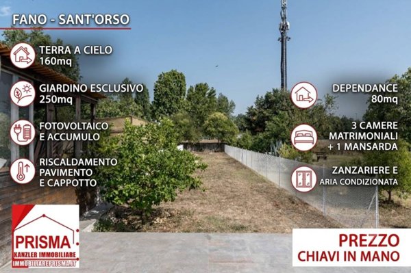 casa indipendente in vendita a Fano