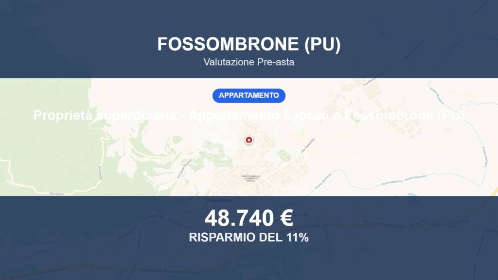 appartamento in vendita a Fossombrone