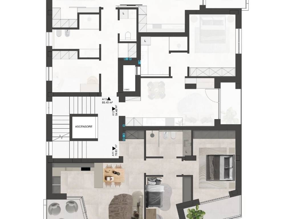 appartamento in vendita a Gabicce Mare