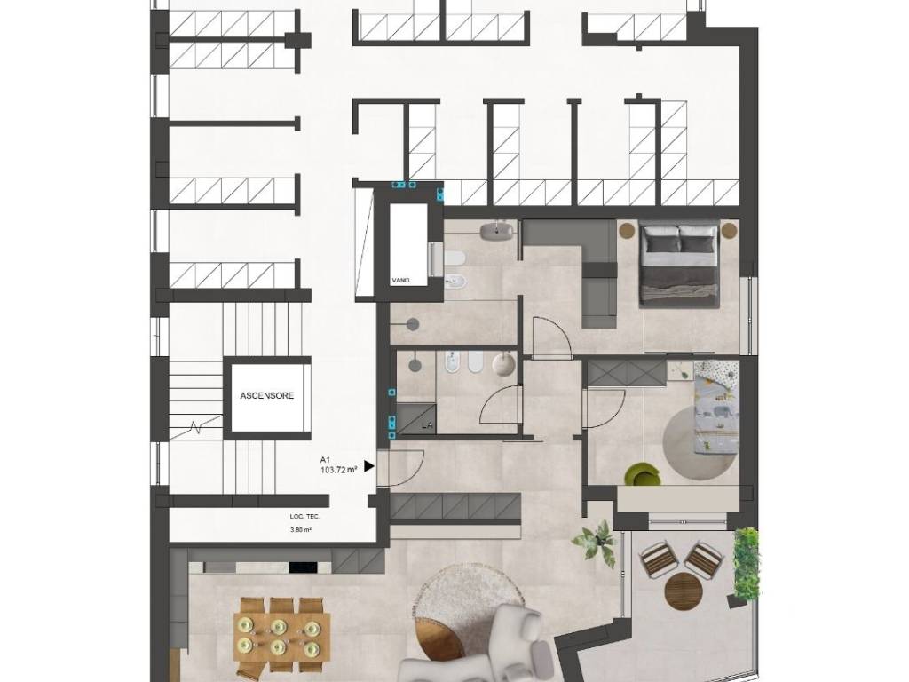 appartamento in vendita a Gabicce Mare