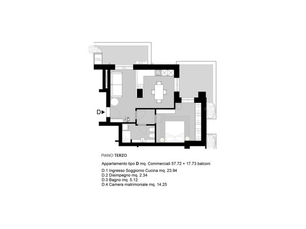 appartamento in vendita a Gabicce Mare