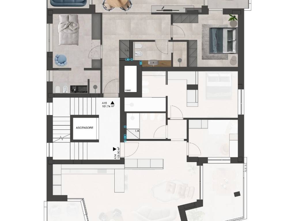 appartamento in vendita a Gabicce Mare