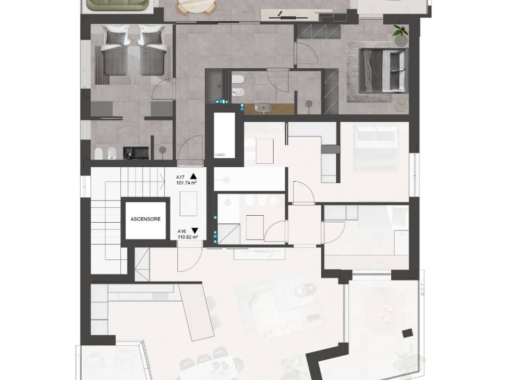 appartamento in vendita a Gabicce Mare