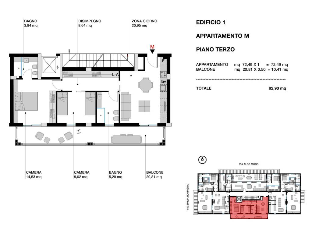 appartamento in vendita a Gabicce Mare