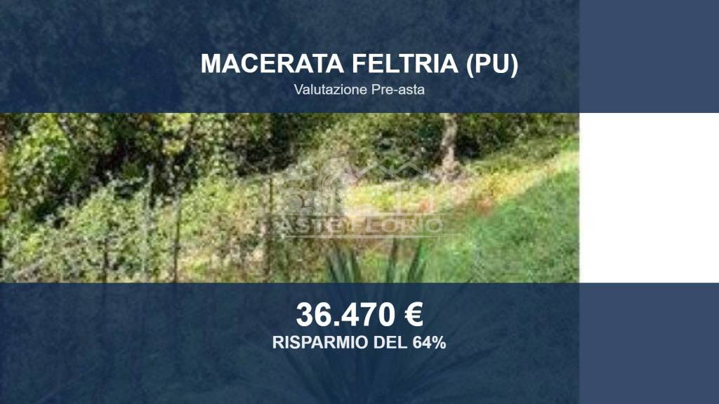 terreno agricolo in vendita a Macerata Feltria in zona Grassano