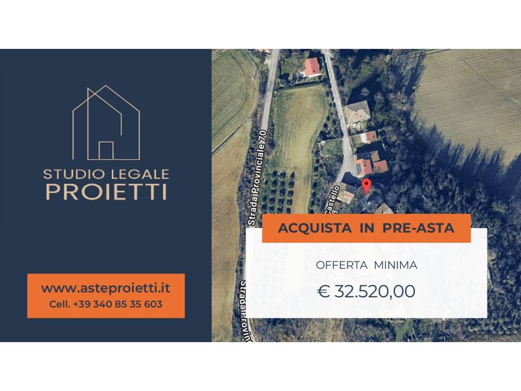 appartamento in vendita a Mercatino Conca in zona Piandicastello