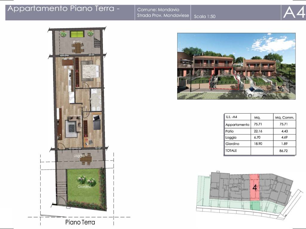 appartamento in vendita a Mondavio