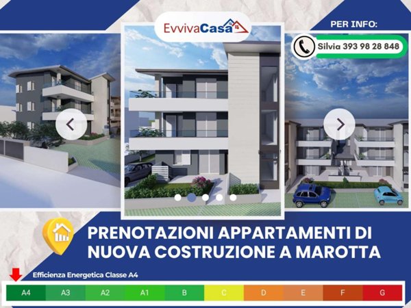 appartamento in vendita a Mondolfo in zona Marotta