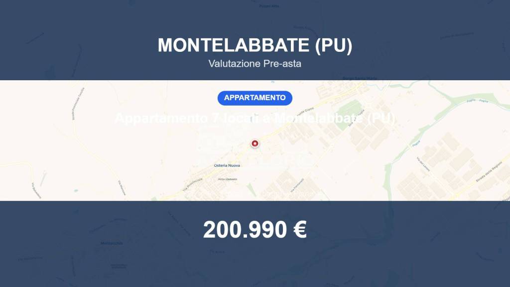 appartamento in vendita a Montelabbate in zona Osteria Nuova