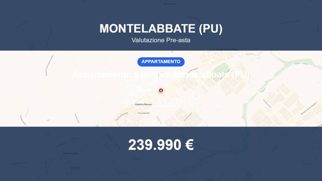 appartamento in vendita a Montelabbate in zona Osteria Nuova