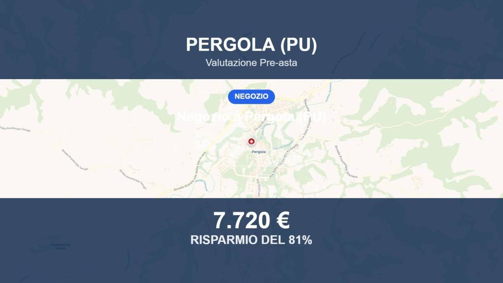 negozio in vendita a Pergola